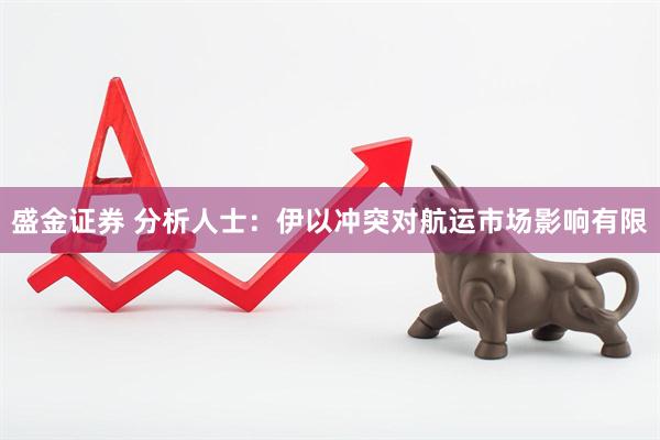盛金证券 分析人士：伊以冲突对航运市场影响有限