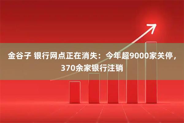 金谷子 银行网点正在消失：今年超9000家关停，370余家银行注销