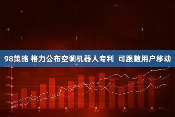 98策略 格力公布空调机器人专利  可跟随用户移动